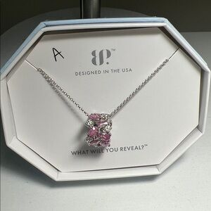 BP Dripped, Dipped, Delivered Rhodium Necklace NK21323 - Bomb Party